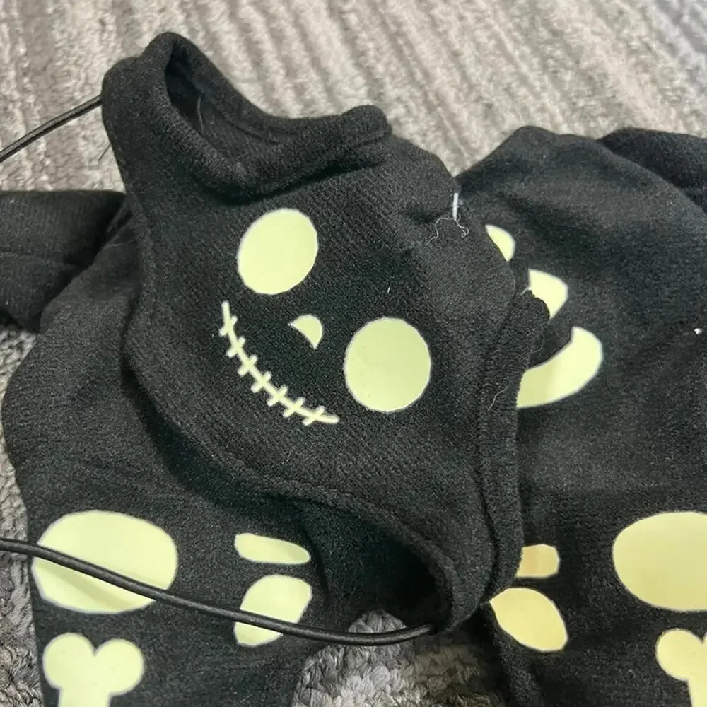 Vibrant Life Halloween Dog Costume Cat Costume: Skeleton Glow-In-The-Dark Sz XS